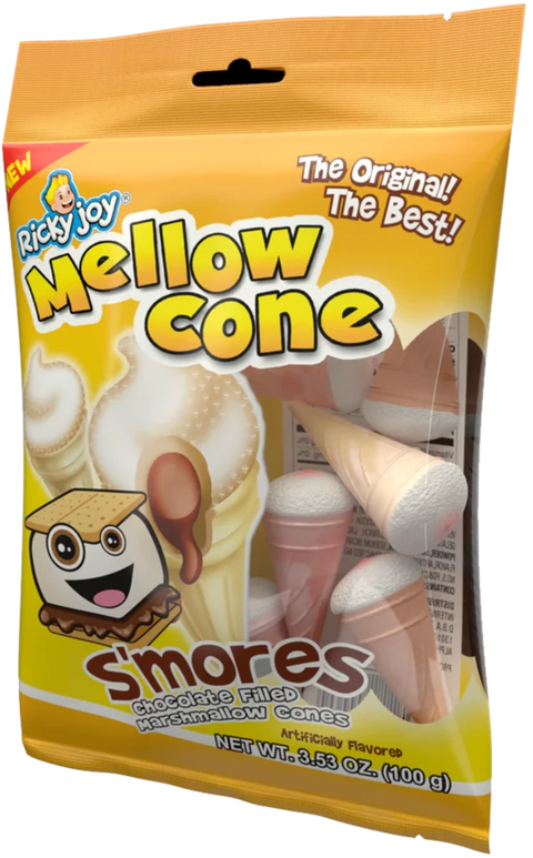 Ricky Joy Mellow Cone Smores - 3.53 oz | Ricky Joy | Mellow Cones | Pantryway
