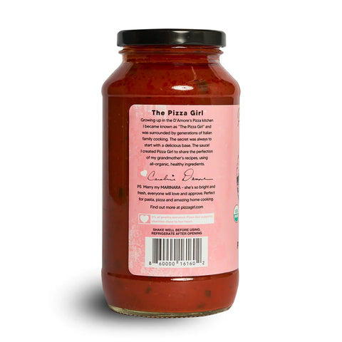 Pizza Girl Marinara Organic Pasta Sauce -  24 oz