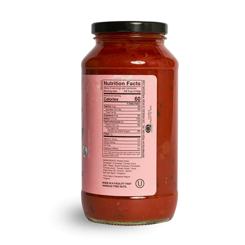 Pizza Girl Marinara Organic Pasta Sauce -  24 oz