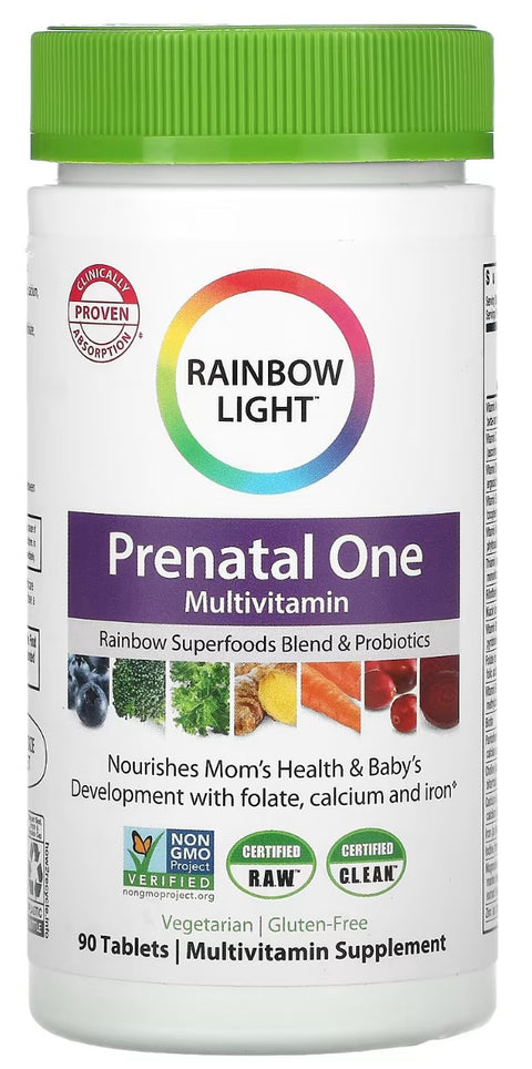 Rainbow Light Prenatal One Food-Based Multivitamin - 90 ct | Pantryway