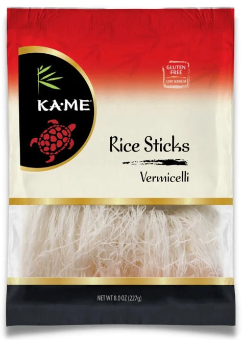 KA ME Rice Sticks Noodle - 8 oz | kame rice sticks | ka me rice sticks | kame rice sticks vermicelli | Ka-me | Pantryway