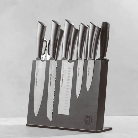 Schmidt Brothers Cutlery Elite Series Forged German Stainless Steel Knife Block Set 14 pcs