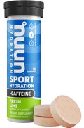 NuuN Sport And Caffeine Electrolyte Tablets Fresh Lime - 10 ct | Pantryway