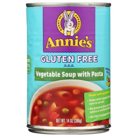 Annie's Homegrown Gluten Free Vegetable Soup with Pasta - 14 oz | annies organic soups | annie's bunny soup | annies homegrown soup | annie's bunny pasta soup | annie organic soup | Pantryway