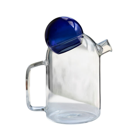 Heat-Resistant Glass Pitcher With Ball Lid