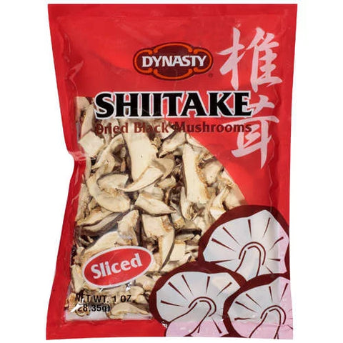 Dynasty Sliced Dried Black Shitake Mushrooms - 1 oz | Dynasty  | Pantryway