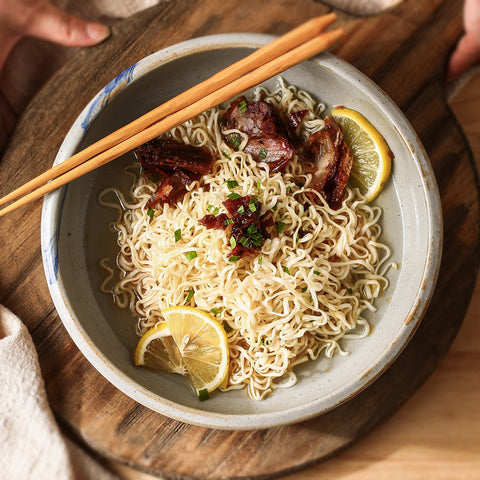 Large Round Ceramic Ramen Bowl