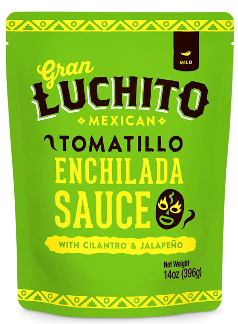 Gran Luchito Enchilada Sauce Green Tomatillo - 14 oz | gran luchito enchilada sauce | luchito enchilada sauce | luchito sauce | Gran Luchito | Pantryway