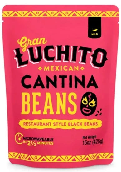 Gran Luchito Cantina Beans Restaurant Style Black Beans - 15 oz | gran luchito | gran luchito refried beans | luchito refried beans | Pantryway