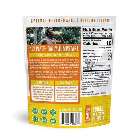 Laird Superfood Activate Daily Jumpstart - 2.7 oz