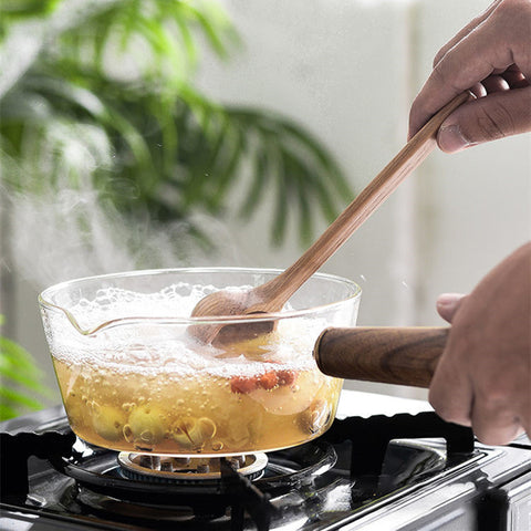 Clear Glass Cooking Pot