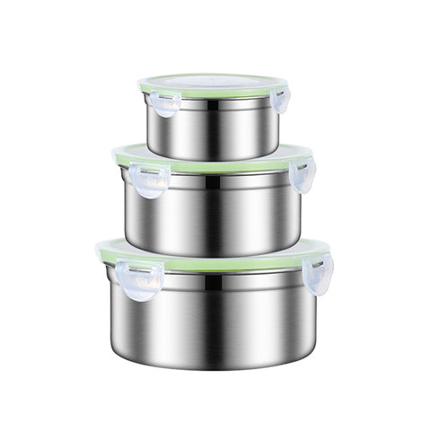 Stainless Steel Food Storage Containers 3 Pc Set