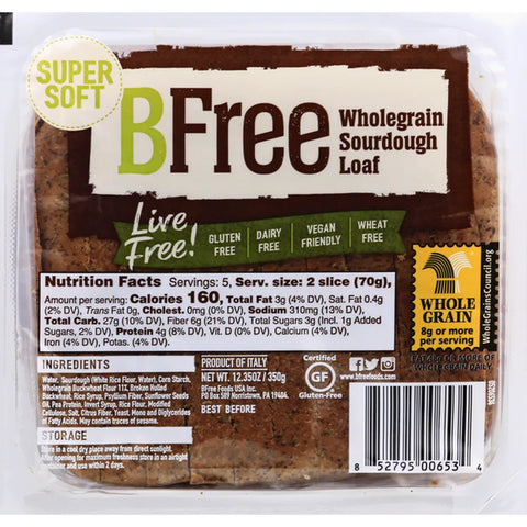 BFree Wholegrain Sourdough Loaf - 12.35 oz