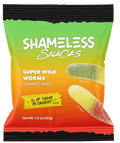 Shameless Snacks Super Wild Worms Gummy Candy - 1.8 oz | Pantryway