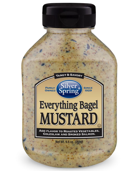 Silver Spring Everything Bagel Mustard - 9.5 oz | Pantryway
