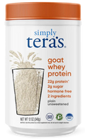 Simply Tera's Goat Whey Protein Plain Unsweetened - 12 oz | Pantryway