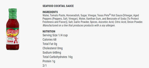 Texas Pete Zestier Seafood Cocktail Sauce - 12 fl oz