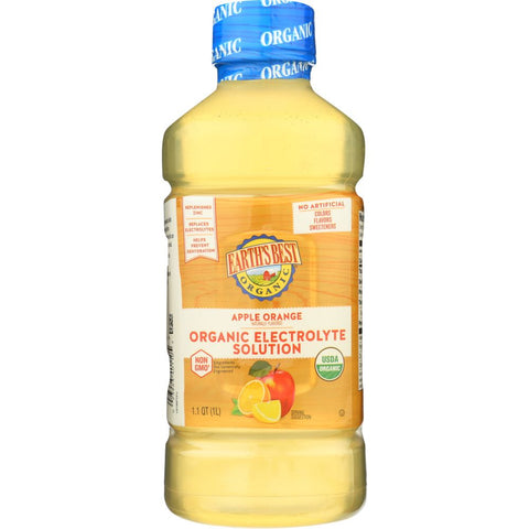 Earths Best Apple Orange Organic Electrolyte Solution - 33.8 fl oz | Pantryway