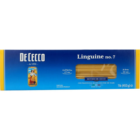De Cecco Linguine no.7 Pasta- 16 oz | Pantryway