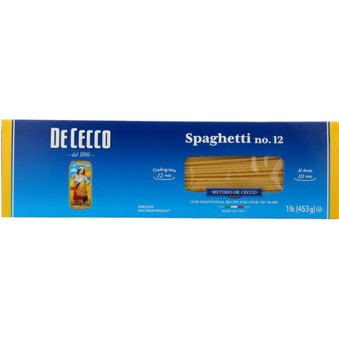 De Cecco Spaghetti no 12 Pasta - 16 oz | Pantryway