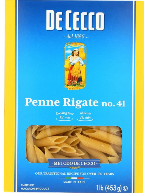 De Cecco Penne Rigate no 41 Pasta - 16 oz | Pantryway