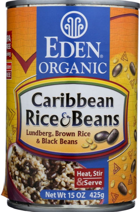 Eden Foods Organic Caribbean Rice and Beans - 15 oz