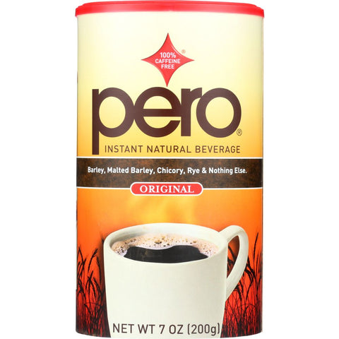 Pero Coffee Alternative Instant Natural Beverage Caffeine Free Original - 7 oz | Coffee Alternative | Pantryway