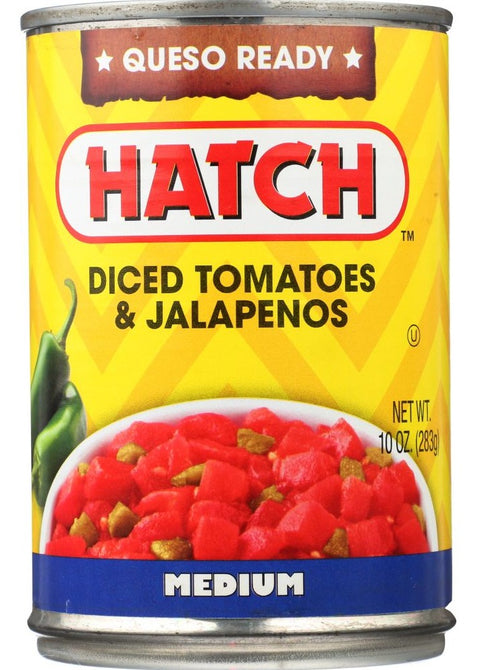 Hatch Queso Ready Diced Tomatoes & Jalapenos - 10 oz | Pantryway