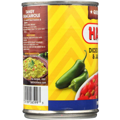 Hatch Queso Ready Diced Tomatoes & Jalapenos Medium - 10 oz