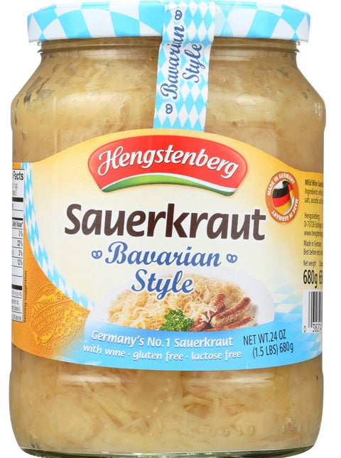 Hengstenberg Bavarian Style Sauerkraut - 24 oz | Pantryway