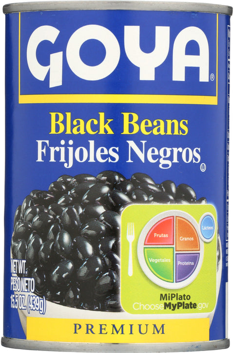 Goya Premium Canned Black Beans - 15.5 oz.