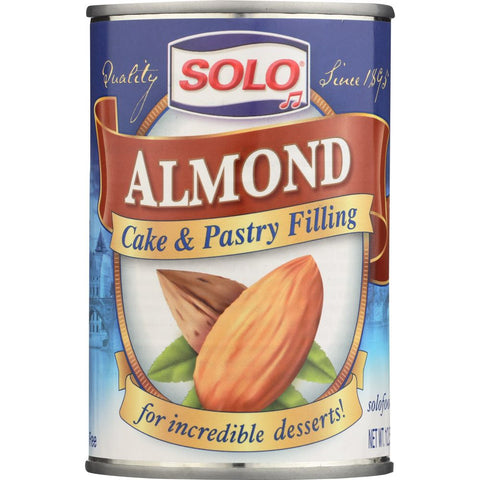 Solo Almond Filling For Cake and Pastry - 12.5 oz |  Almond croissant Filling | Almond Filling Croissant |  Pantryway