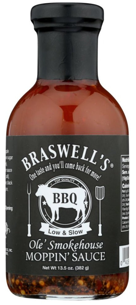 Braswell's Ole' Smokehouse Moppin Sauce - 12 oz | Pantryway