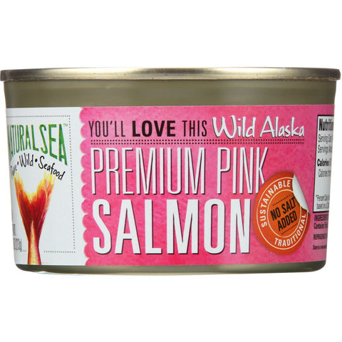 Natural Sea Wild Alaska Premium Pink Salmon Unsalted, 7.5 oz | Pantryway