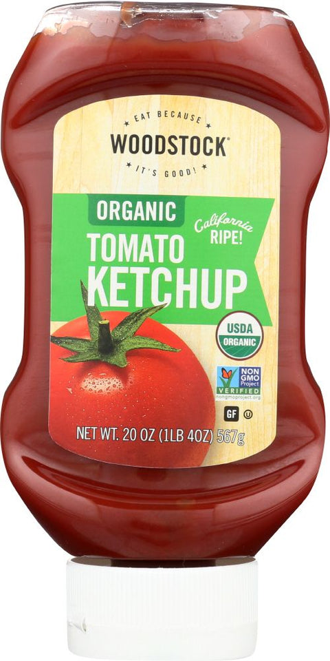 Woodstock Organic Tomato Ketchup - 20 oz