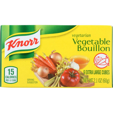 Knorr Vegetarian Vegetable Bouillon 6 Cubes - 2.1 oz | Pantryway
