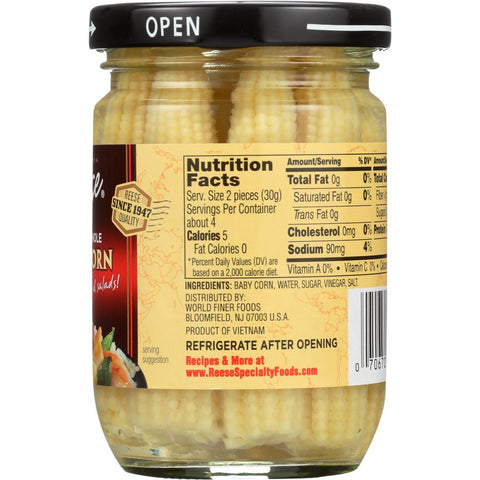 Reese Pickled Whole Baby Corn - 7 oz