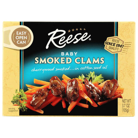 Reese Baby Smoked Clams - 3.66 oz | Pantryway