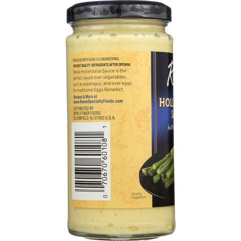 Reese Hollandaise Sauce Buttery & Smooth - 7.5 oz