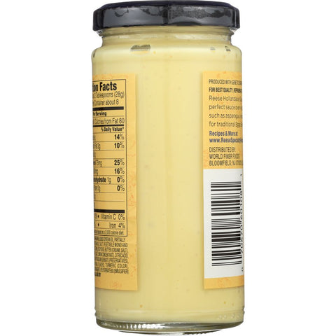 Reese Hollandaise Sauce Buttery & Smooth - 7.5 oz