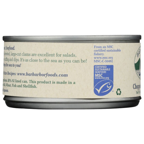 Bar Harbor Chopped Clams - 6.5 oz