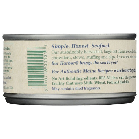 Bar Harbor Chopped Clams - 6.5 oz