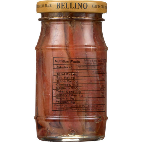 Bellino Fillet of Anchovies in Olive Oil & Salt - 4.25 oz