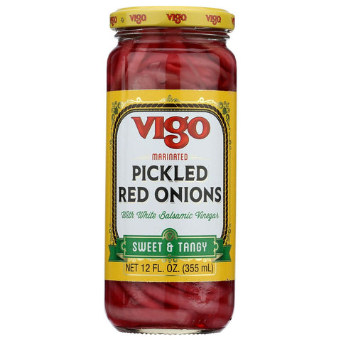 Vigo Marinated Pickled Onions Red - 12 oz | Pantryway