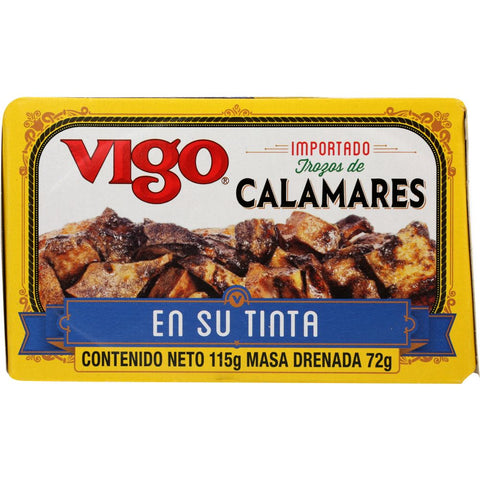 Vigo Wild Caught Spanish Squid In Ink Sauce - 4 oz