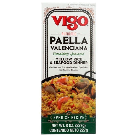 Vigo Paella Valenciana Yellow Rice & Seafood Dinner - 8 oz | Vegan Black Market