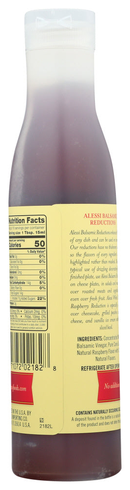 Alessi White Balsamic Reduction Vinegar Raspberry Infused - 8.5 oz.