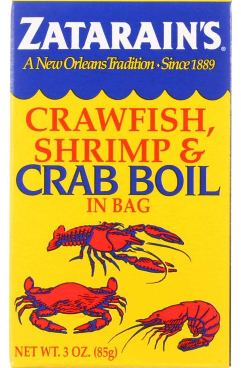 Zatarains Crawfish Shrimp And Crab Boil in Bag - 3 oz