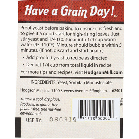 Hodgson Mill Active Dry Yeast - 8.75 gm