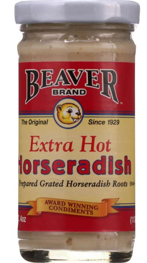 Beaver Brand Extra Hot Horseradish - 4 oz | Pantryway